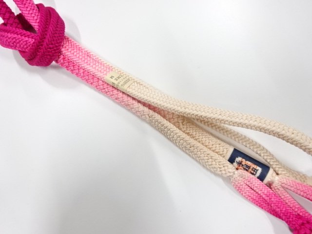 未使用品　正絹　手組帯締め